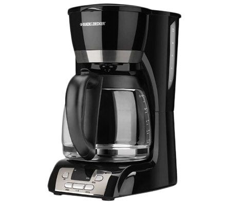 Black & Decker DCM2160B 12-Cup Programmable Coffee Maker QVC.com